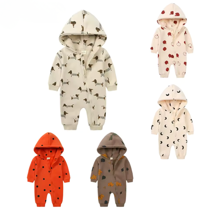 Newborn Baby Fleece Overall