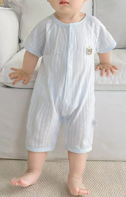 Baby Jumpsuit Summer Little Bear Short Sleeves