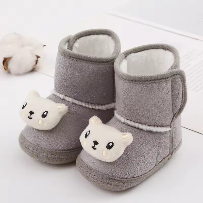 Baby shoes with cartoon design