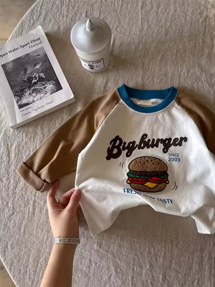 Long Sleeve Cartoon T-shirt