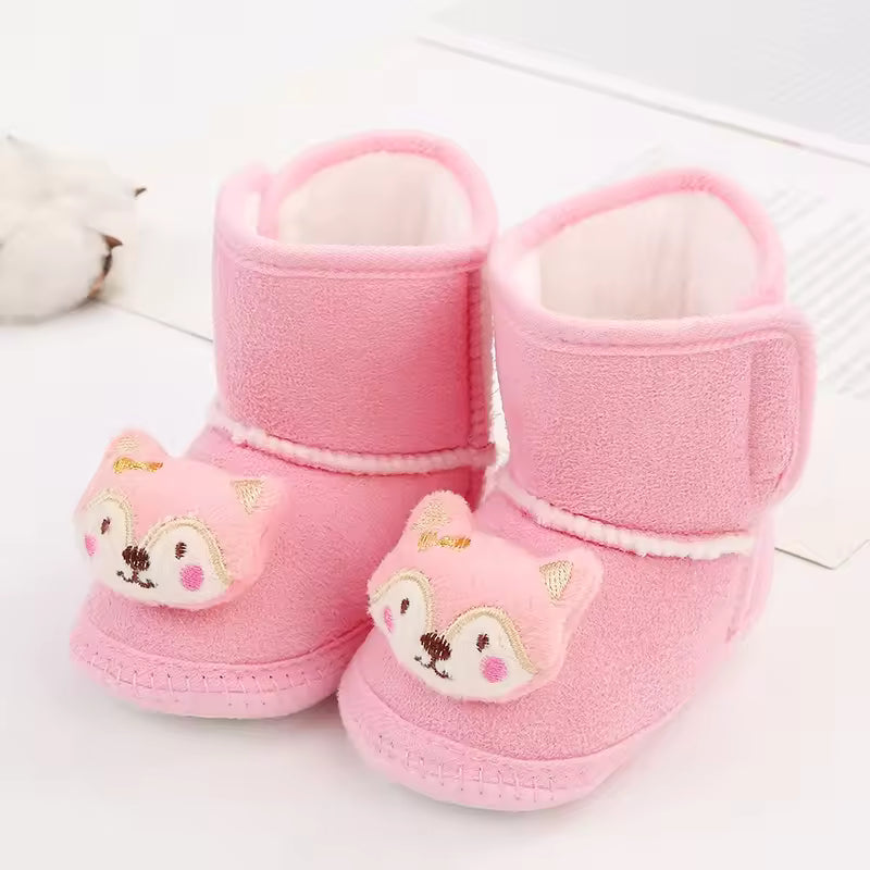 Baby shoes with cartoon design