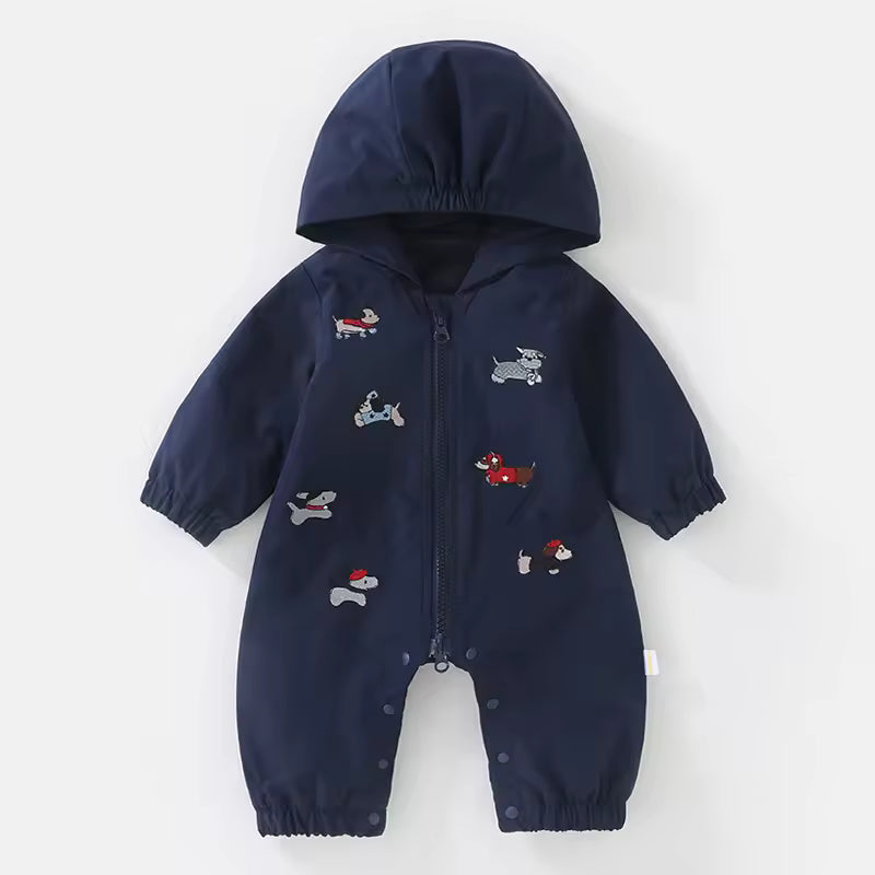 Winter Baby Fleece Overall