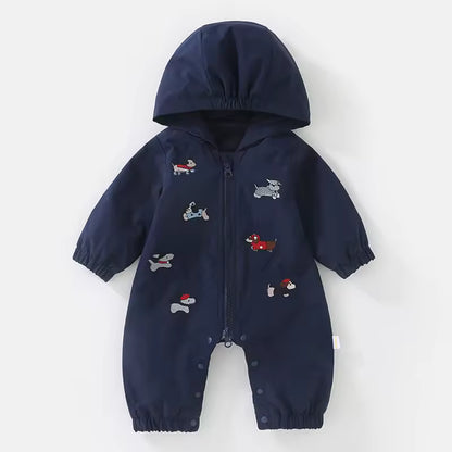 Winter Baby Fleece Overall
