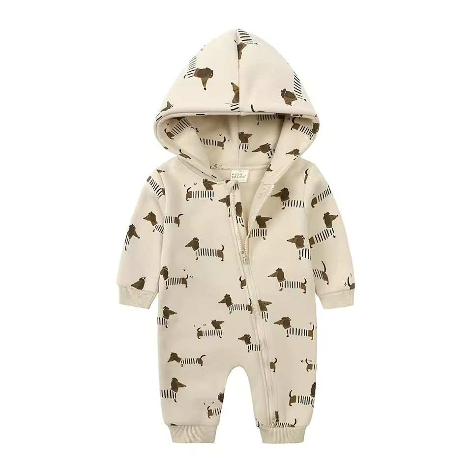 Newborn Baby Fleece Overall