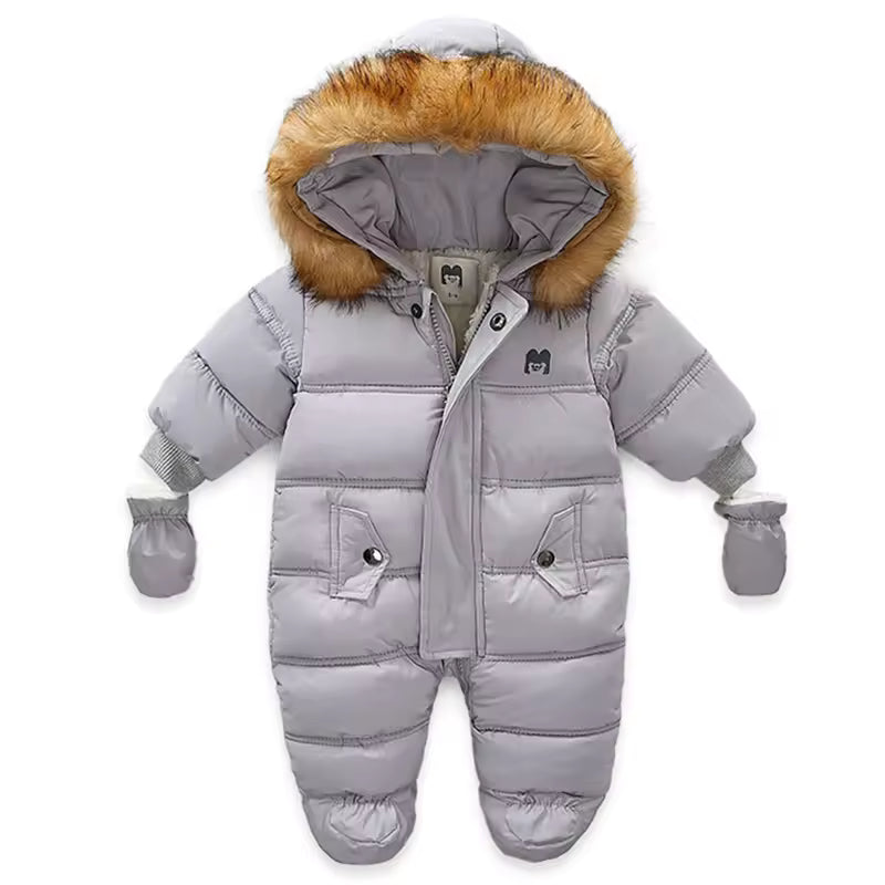 Cotton Winter Overall with Gloves
