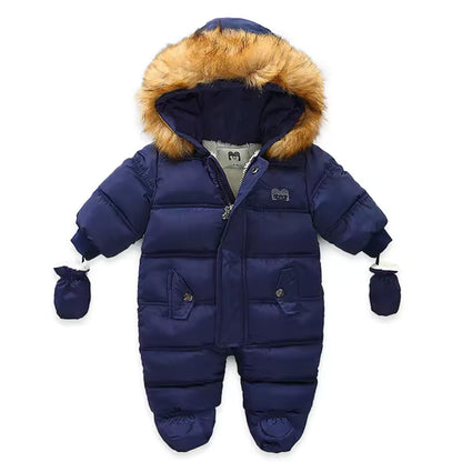 Cotton Winter Overall with Gloves