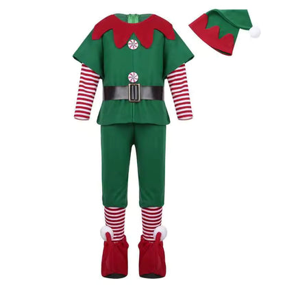 Green Costumes Christmas Party Dress