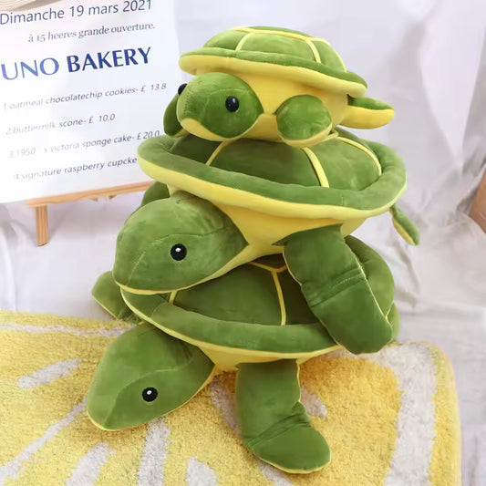 Soft Green Turtle Plush Toy