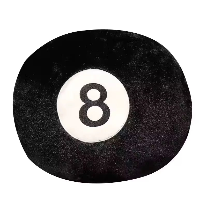 Billiard 8-Ball Plush Cushion