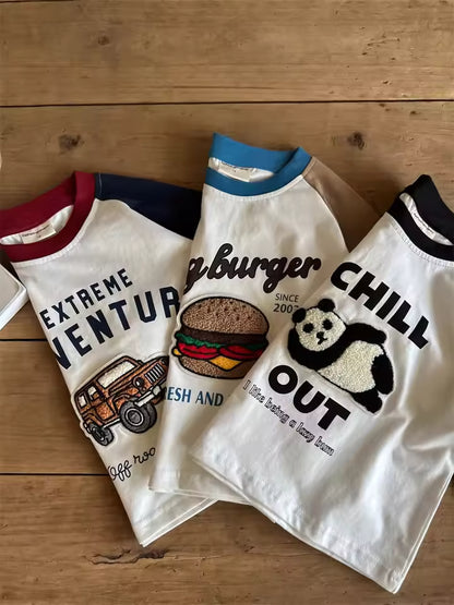 Long Sleeve Cartoon T-shirt