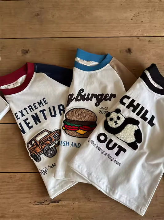 Long Sleeve Cartoon T-shirt