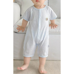 Baby Jumpsuit Summer Little Bear Short Sleeves