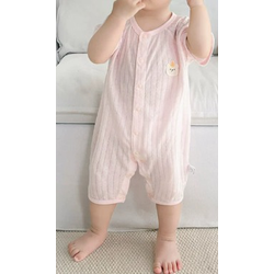 Baby Jumpsuit Summer Little Bear Short Sleeves